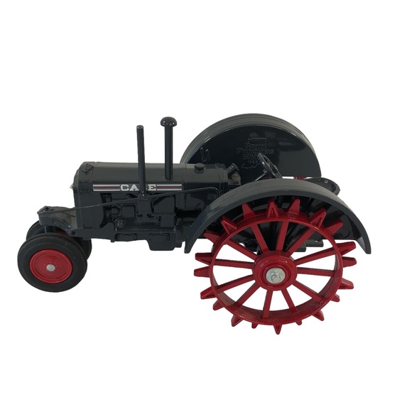 Other - Vintage 1987 Case Black Narrow Front Red Steel Wheel Die Cast Tractor Scale 1/16